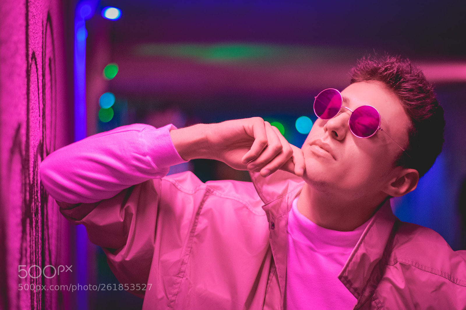 Nikon D3300 sample photo. Neon portrait photography
