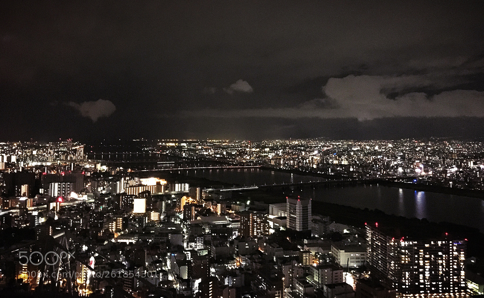 Apple iPhone 6s sample photo. Osaka in the dark photography