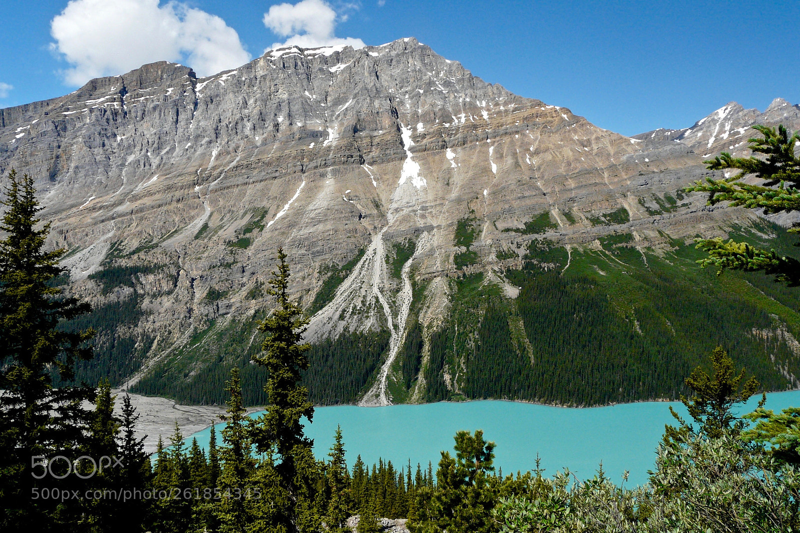 Panasonic DMC-FZ18 sample photo. Peyto lake, the left photography