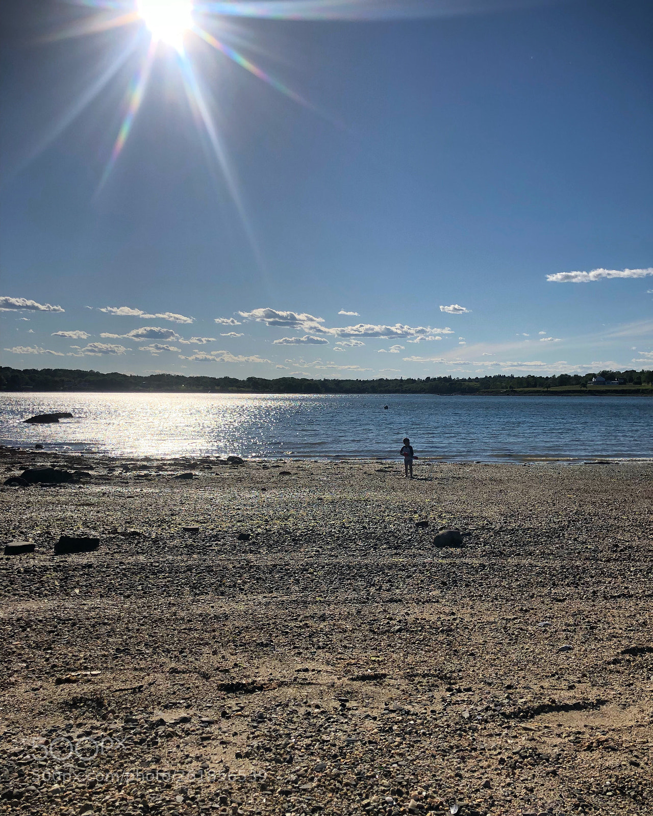 Apple iPhone X sample photo. Maine beach photography