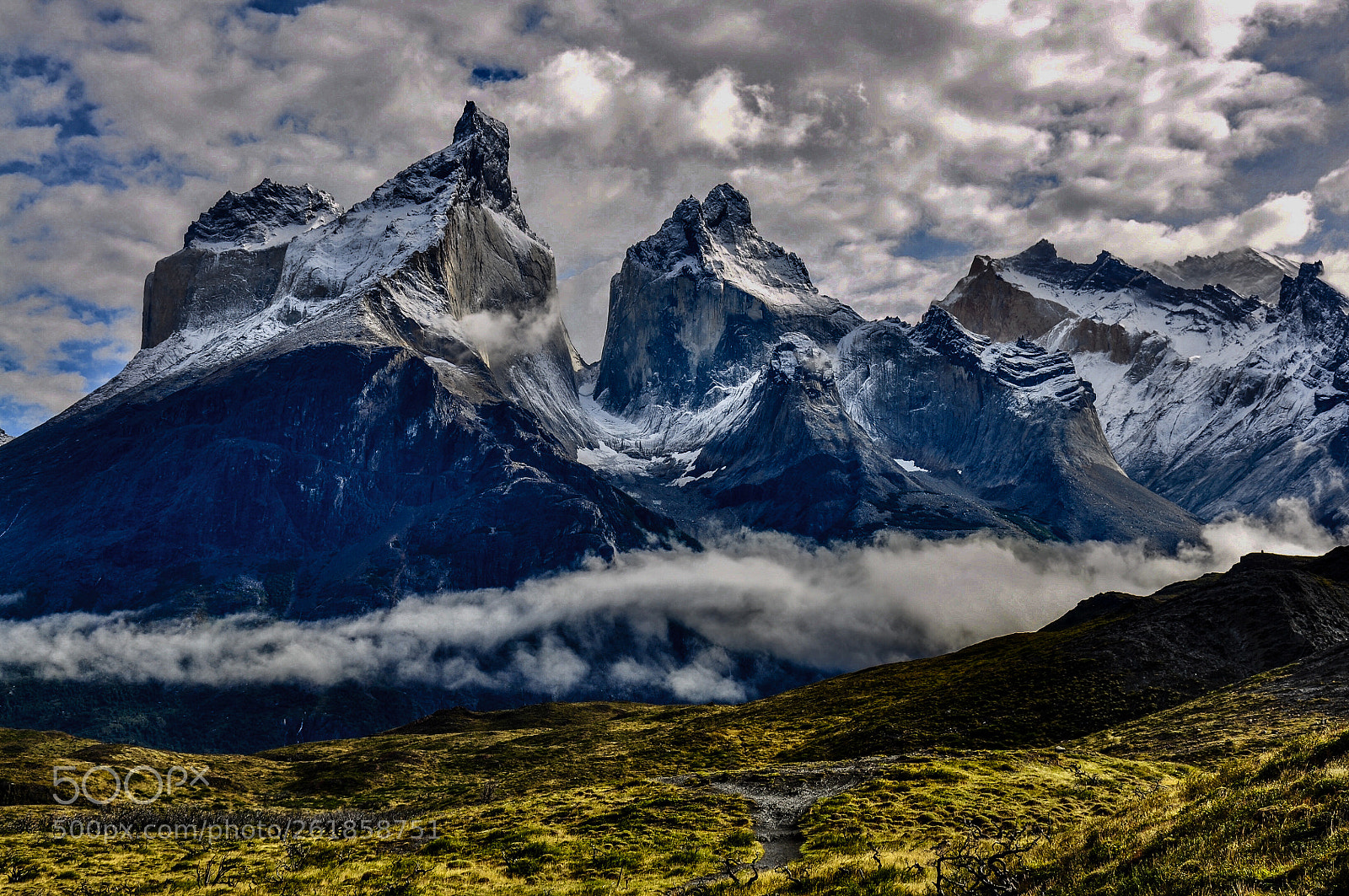 Nikon D90 sample photo. Torres del paine mountain photography
