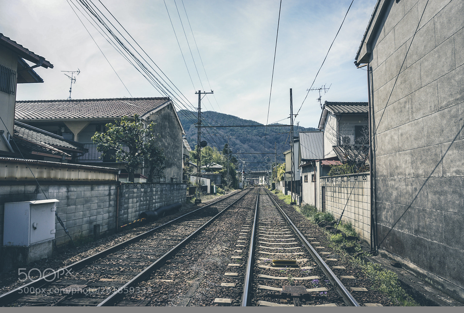 Sony a6000 sample photo. Railway in kyoto photography