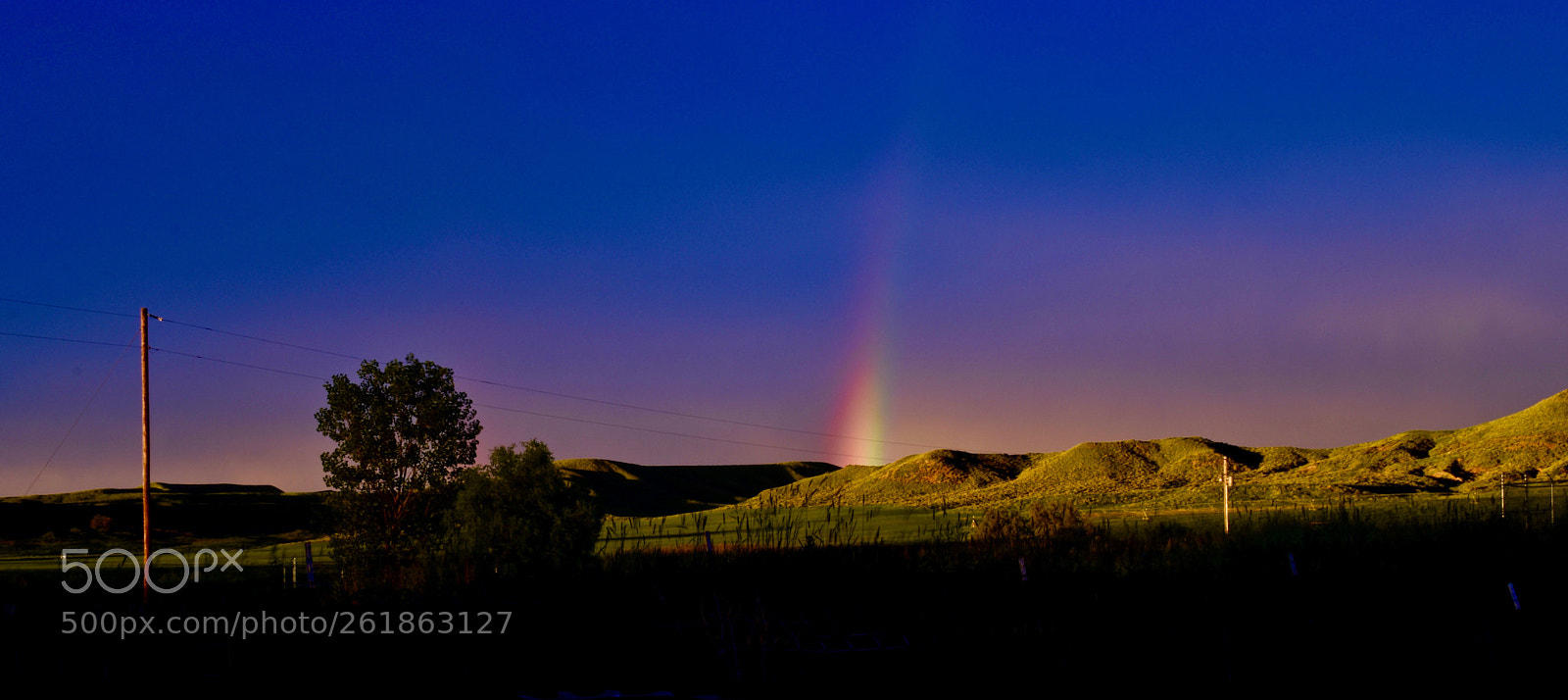 Nikon D5600 sample photo. Late rainbow photography