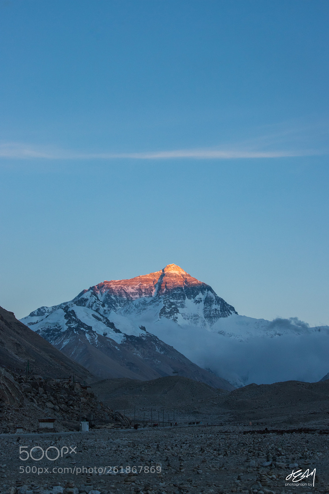Canon EOS 6D Mark II sample photo. 珠穆朗玛日照金山(everest of sunset) photography