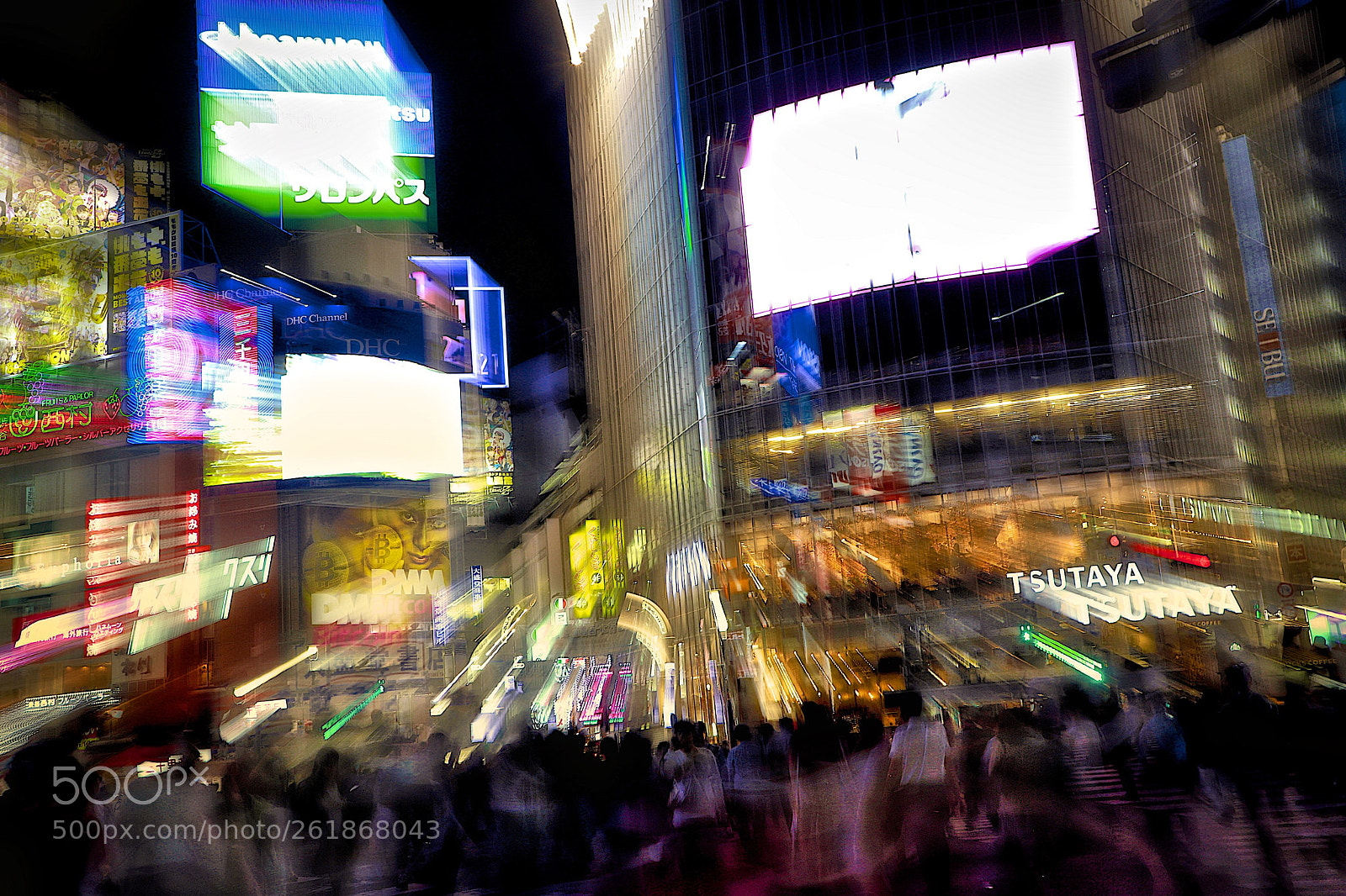 Canon EOS 6D Mark II sample photo. Shibuya zoom burst -2 photography