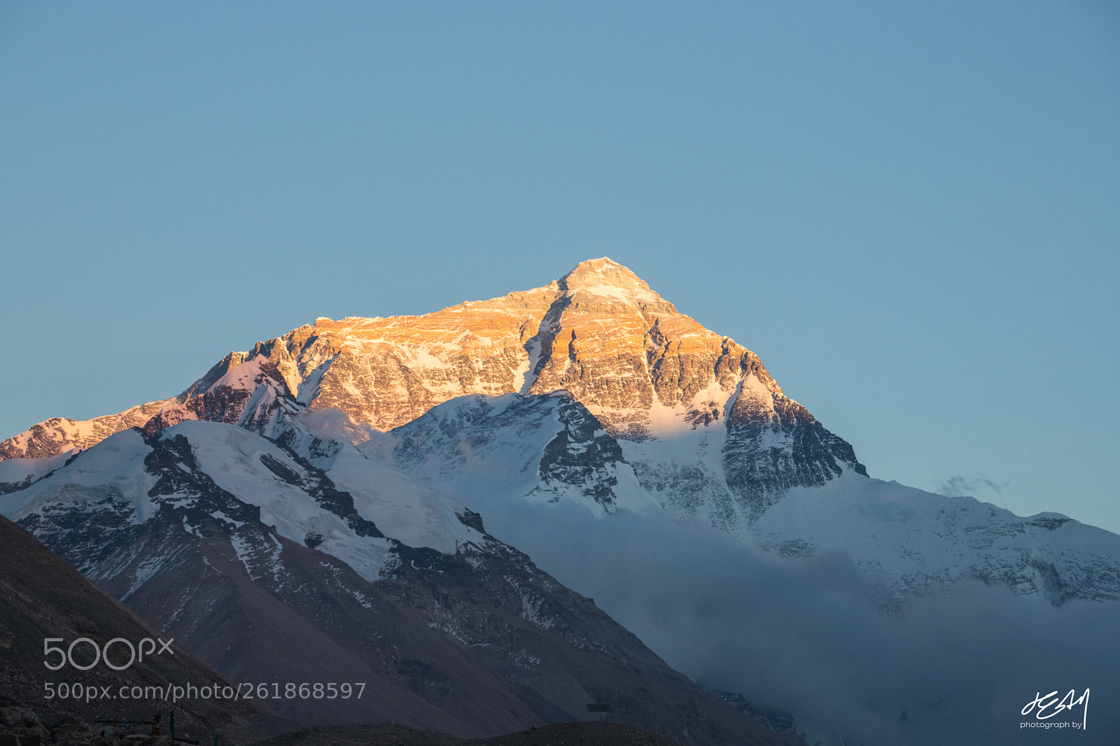 Canon EOS 6D Mark II sample photo. 珠穆朗玛日照金山(everest of sunset) photography