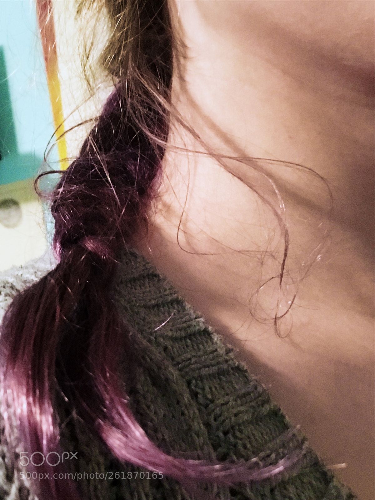 Apple iPhone SE sample photo. Maroon hair ? photography