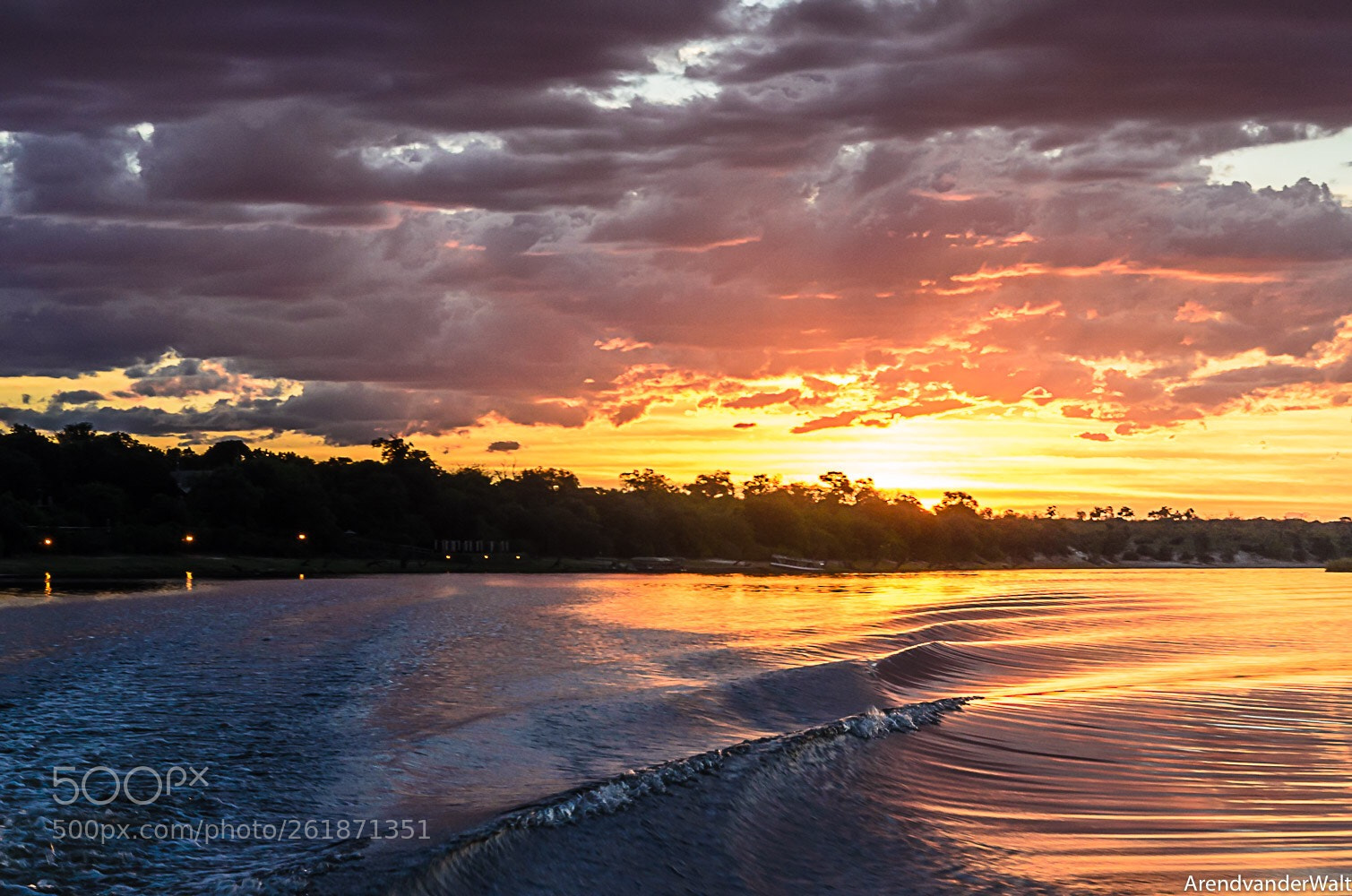 Nikon D7000 sample photo. Sunset on chobe river photography