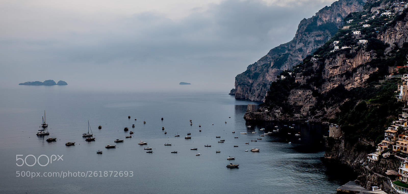 Nikon D810 sample photo. Positano coastline photography