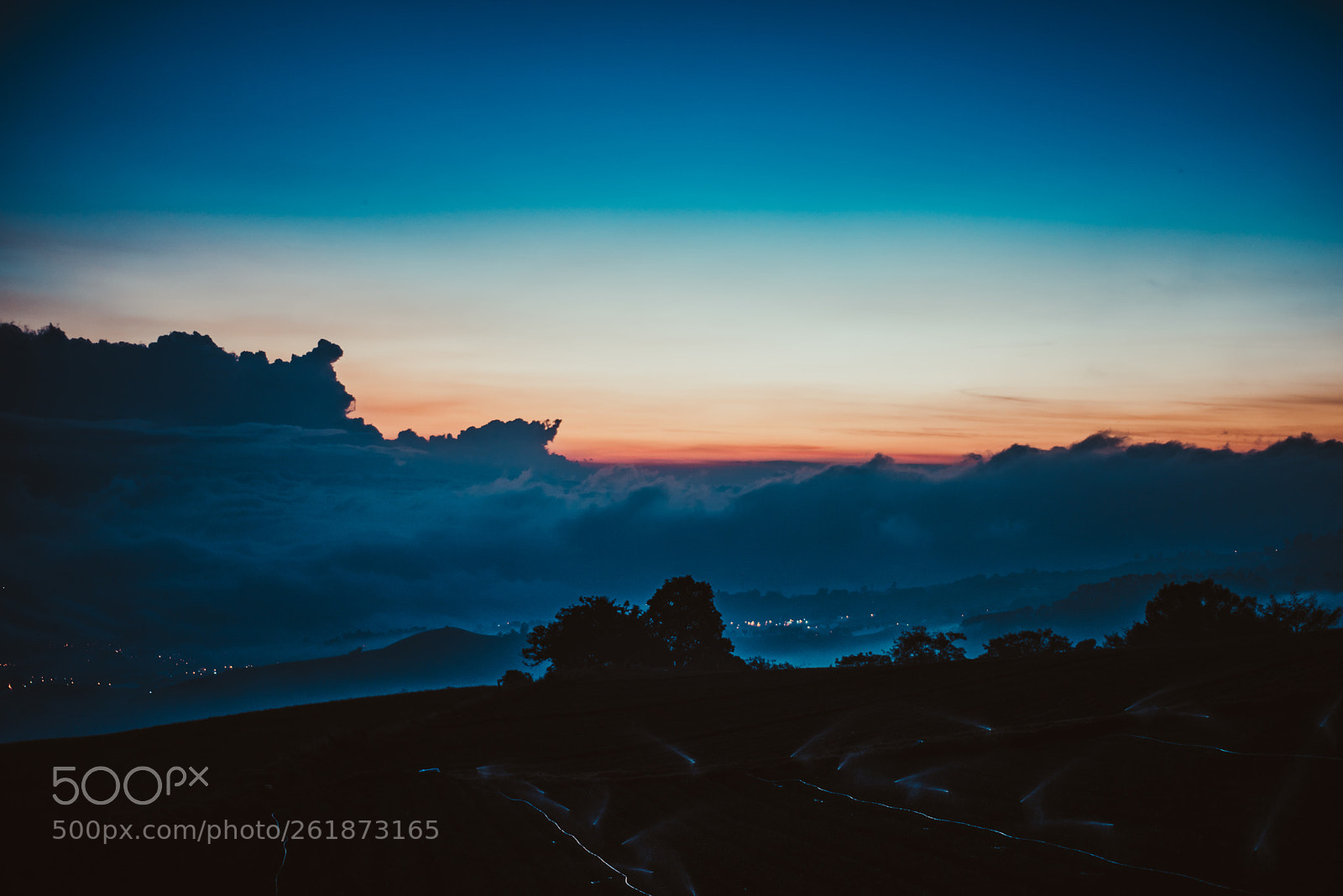 Nikon D750 sample photo. Atardecer azul naranja photography