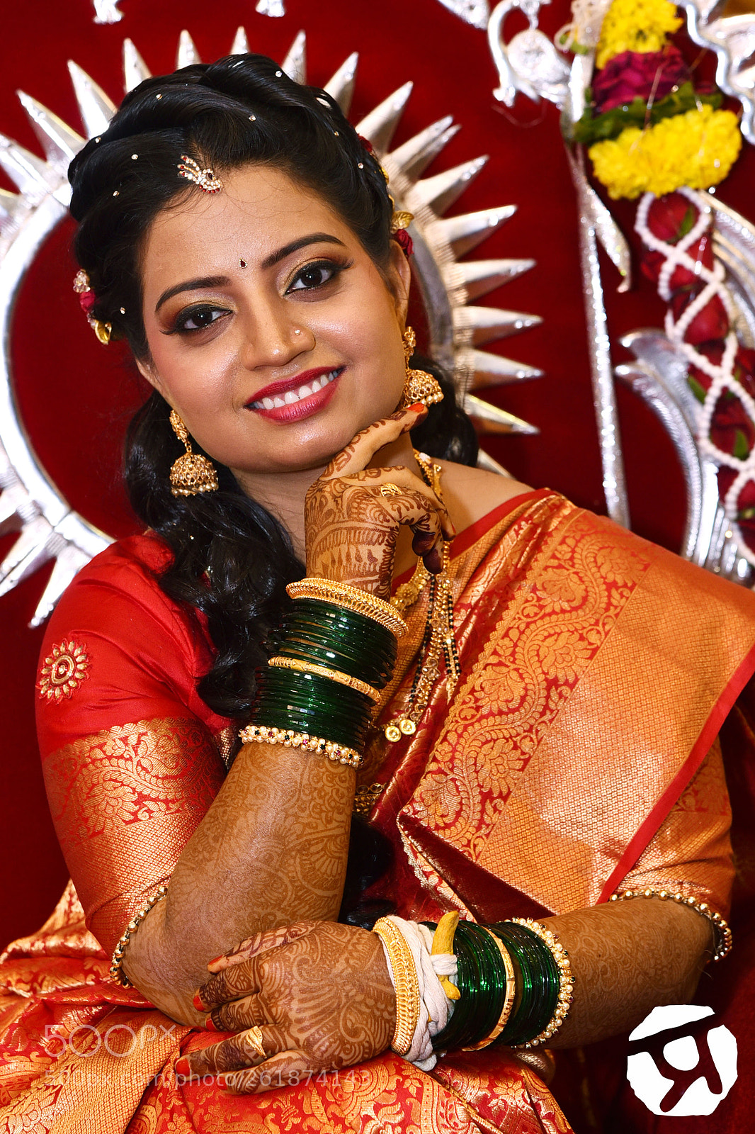 Nikon D750 sample photo. Maharashtrian bridal photography