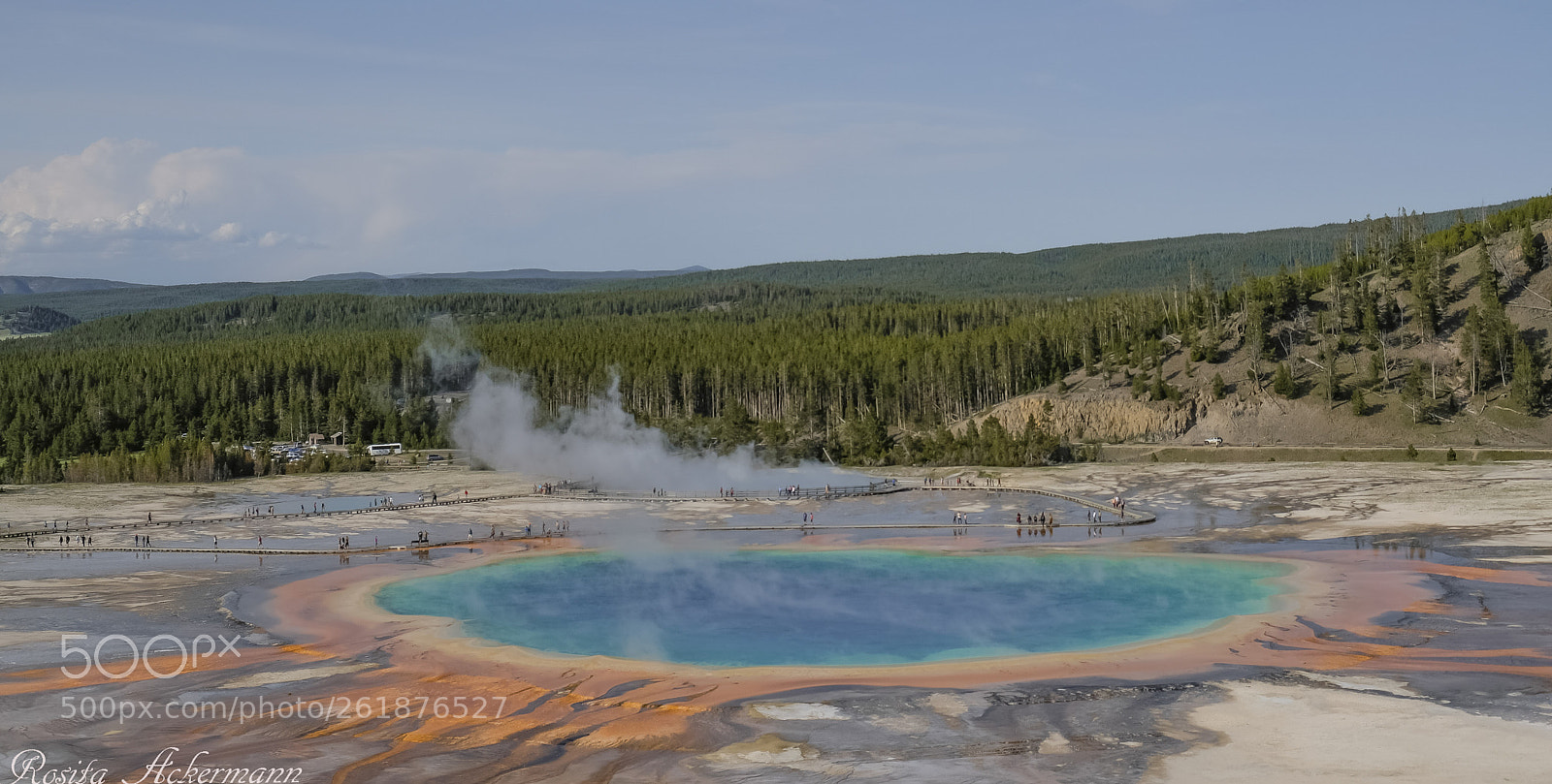 Fujifilm X-T20 sample photo. Grand prismatic hot spring photography