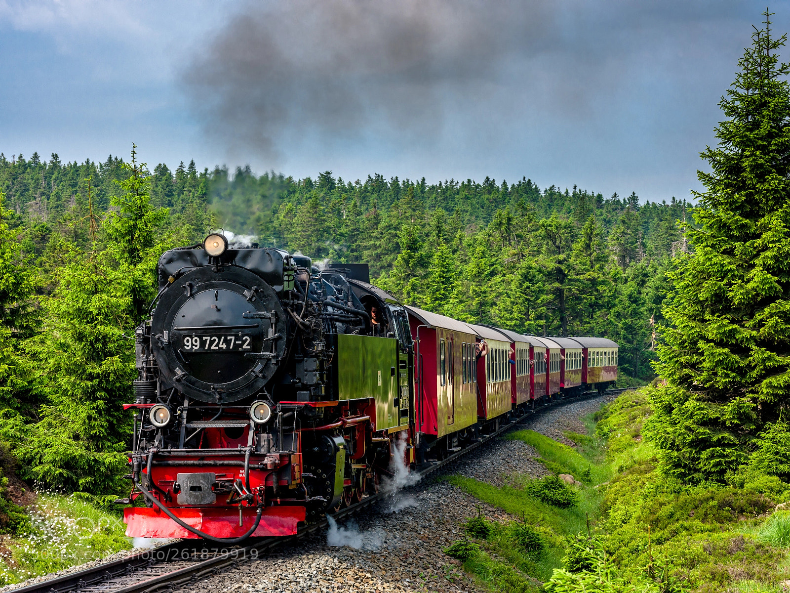 Fujifilm GFX 50S sample photo. Narrow gauge steam train photography