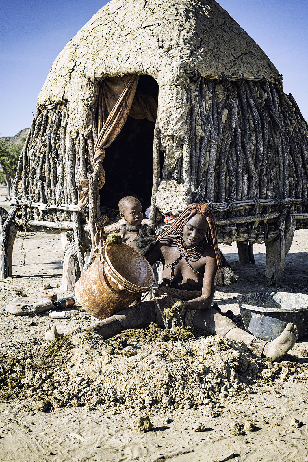 Nikon D850 sample photo. Himbas near opuwo namibia photography