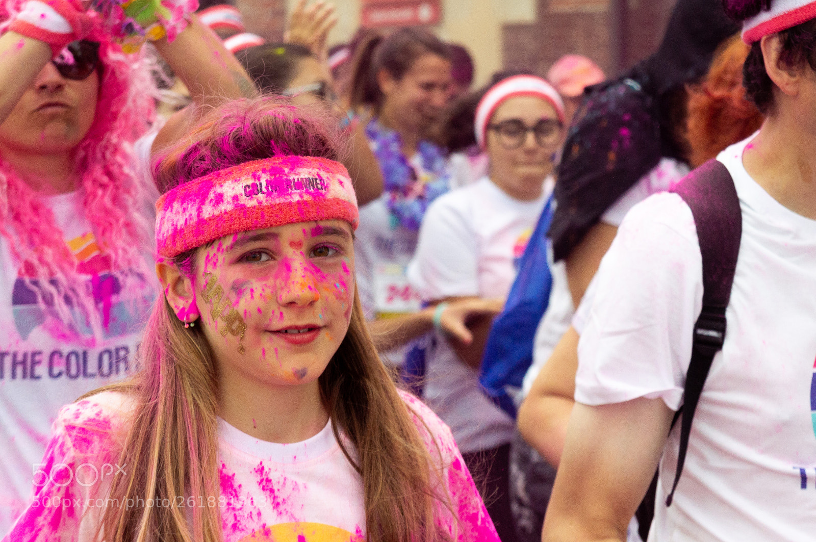 Sony Alpha NEX-5N sample photo. Magenta girl photography