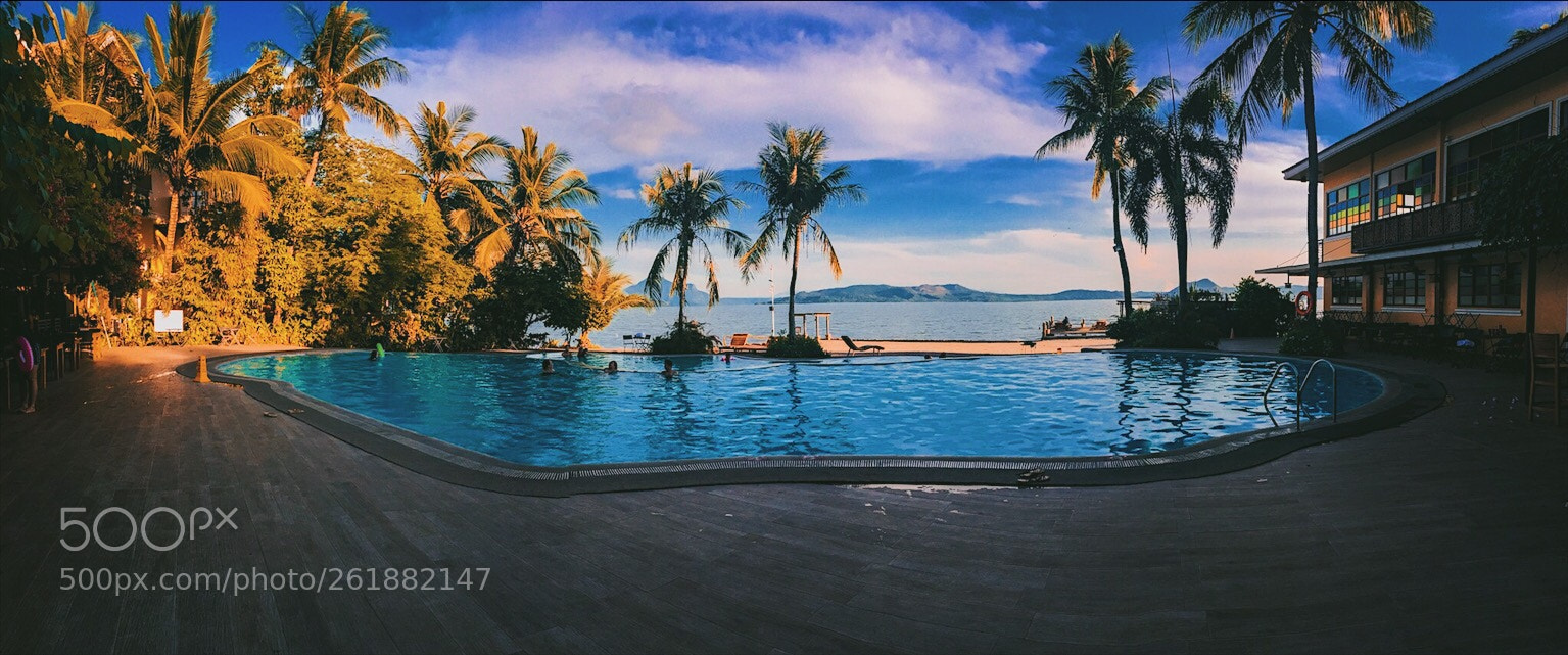 Apple iPhone 6s sample photo. Infinity pool photography