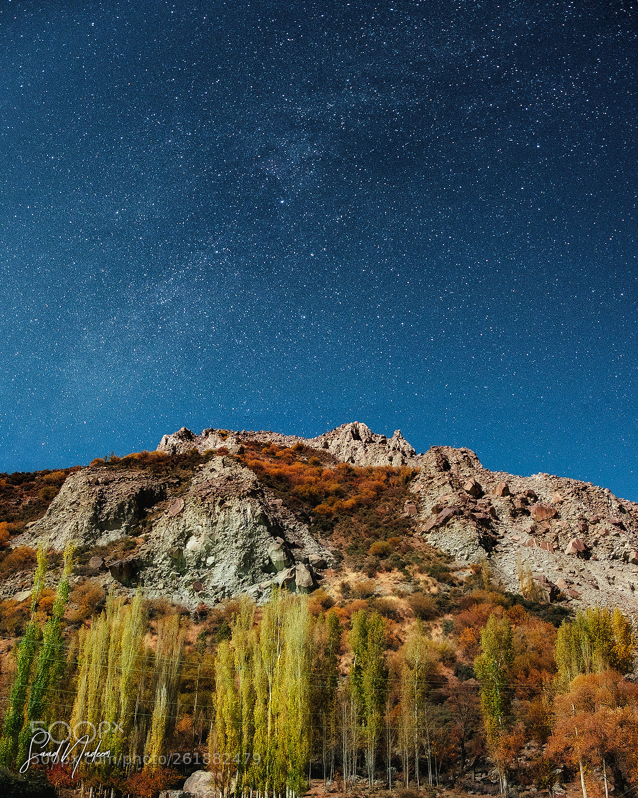 Fujifilm X-T10 sample photo. Starry moon-lit night at photography