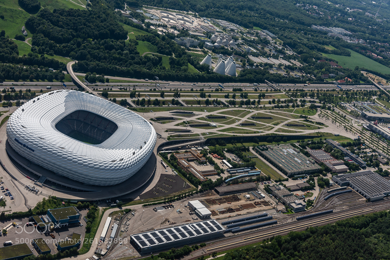 Nikon D810 sample photo. Allianz arena : munich : germany photography