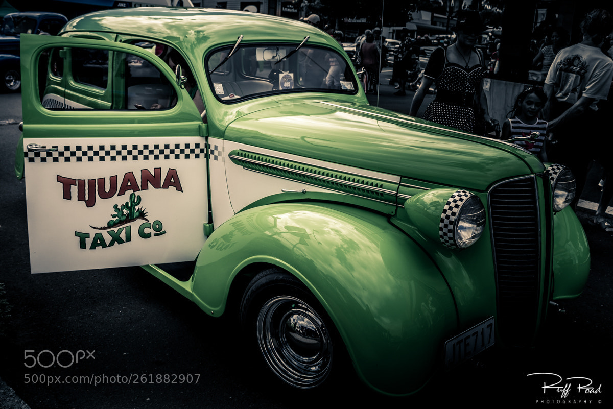 Canon EOS 80D sample photo. Tijuana taxi photography