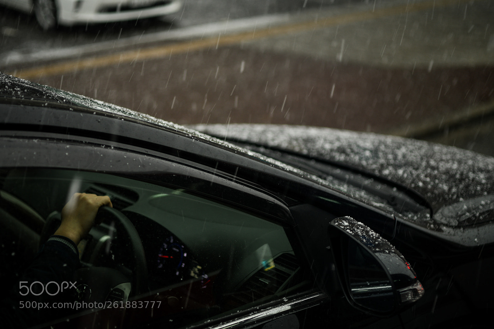 Nikon D850 sample photo. Driving to snow photography