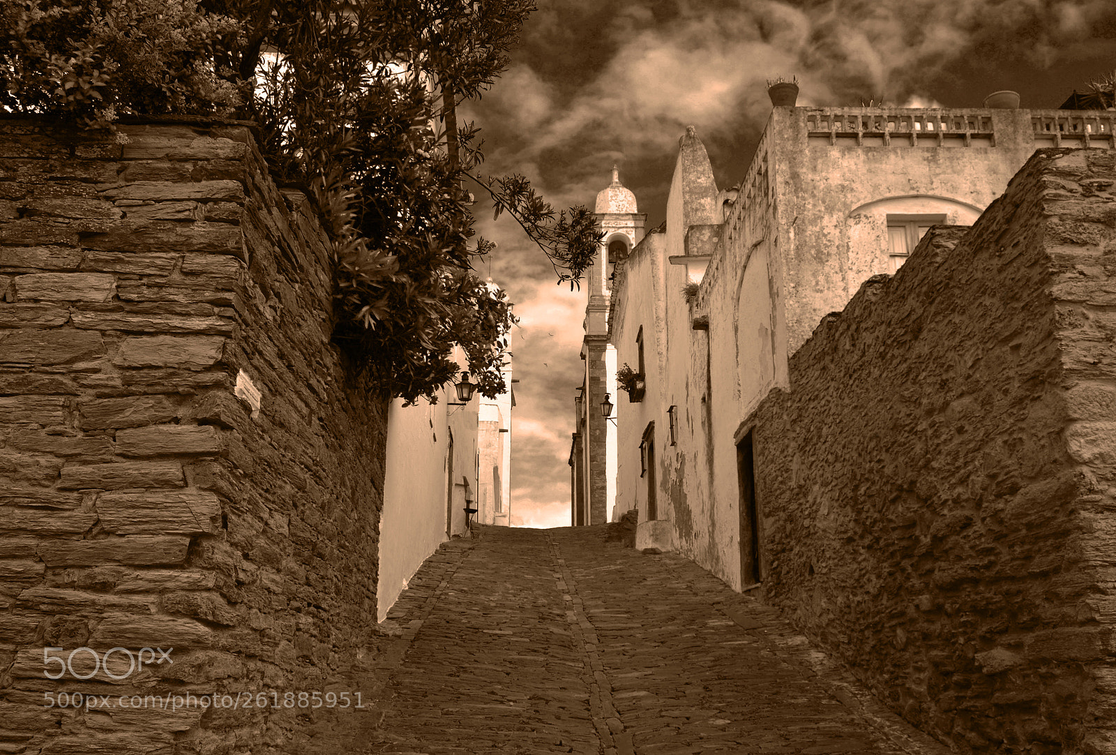 Nikon D3100 sample photo. Monsaraz. b/n photography