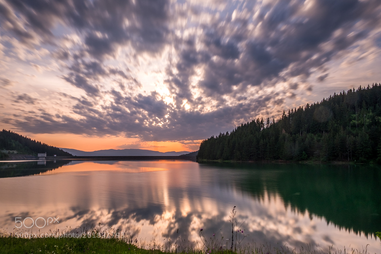 Fujifilm X-T10 sample photo. Sunset reflections photography