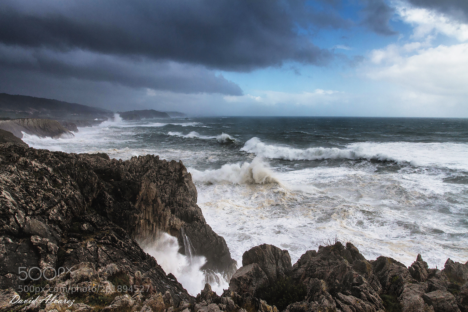 Canon EOS 7D sample photo. Marejada en el acantilado photography