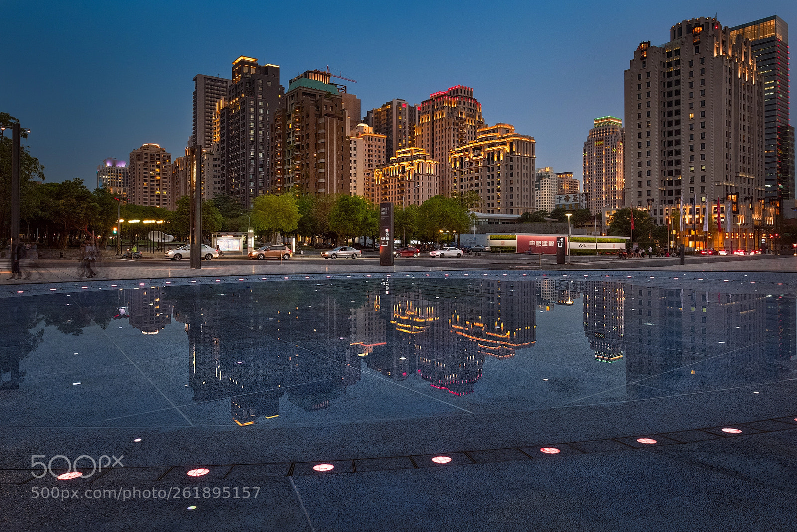 Nikon D810 sample photo. Blue hour reflections photography