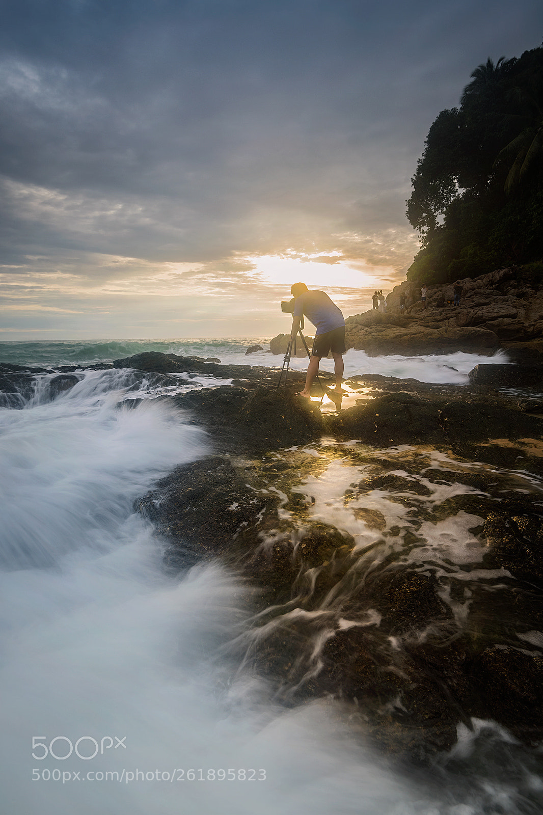 Nikon D810 sample photo. Seascape of surin beach photography