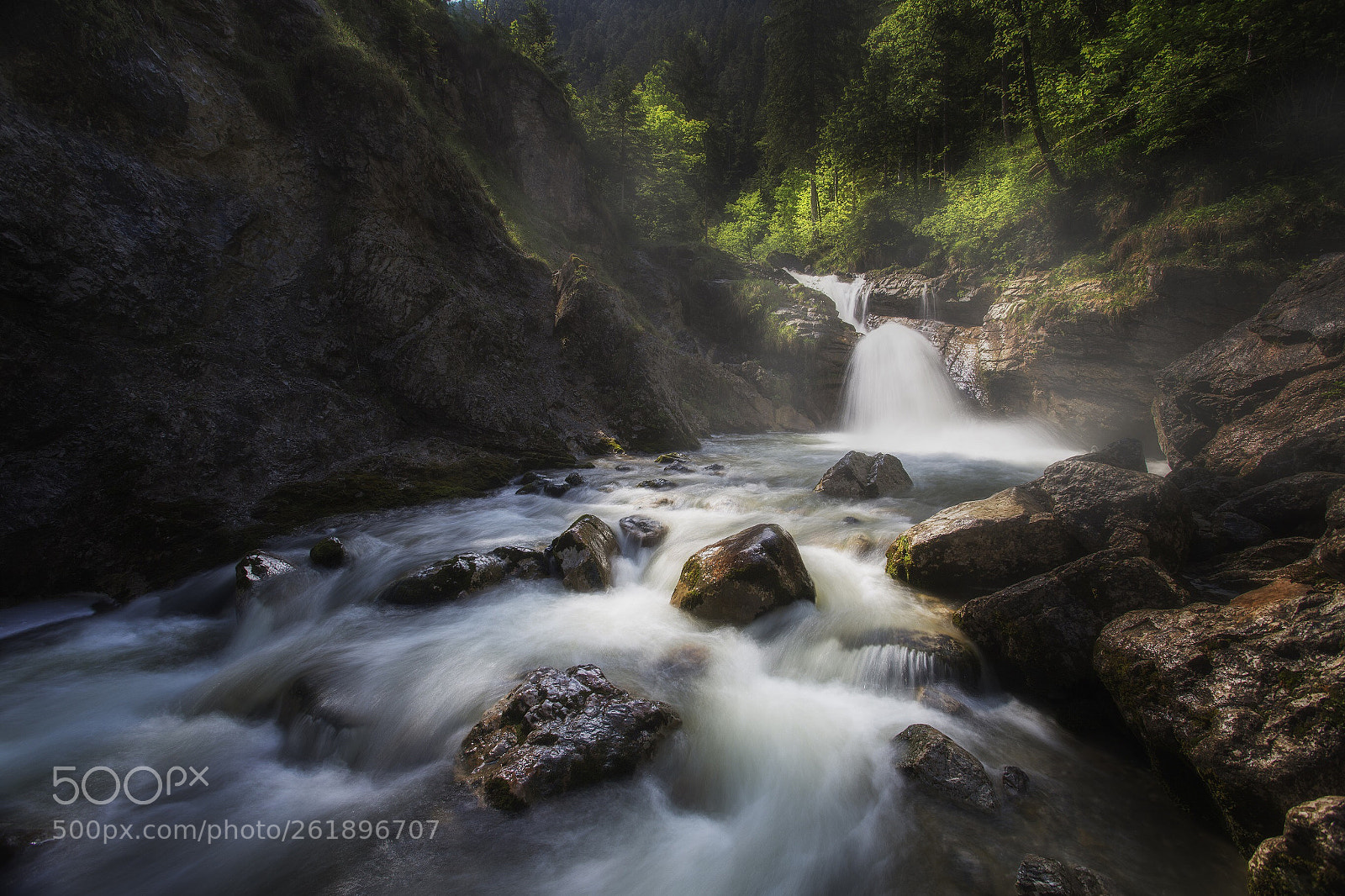 Canon EOS 6D sample photo. Mountain river. germany.  photography