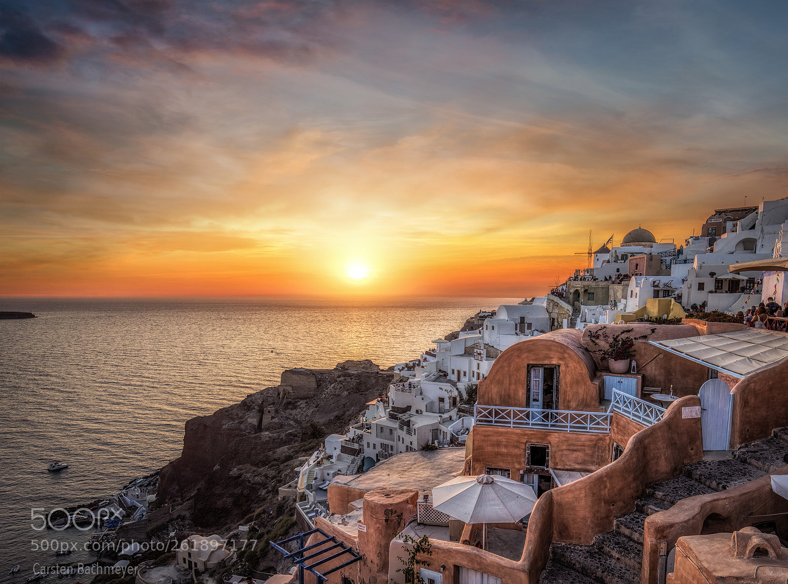 Canon EOS 5D Mark IV sample photo. Oia at sunset photography