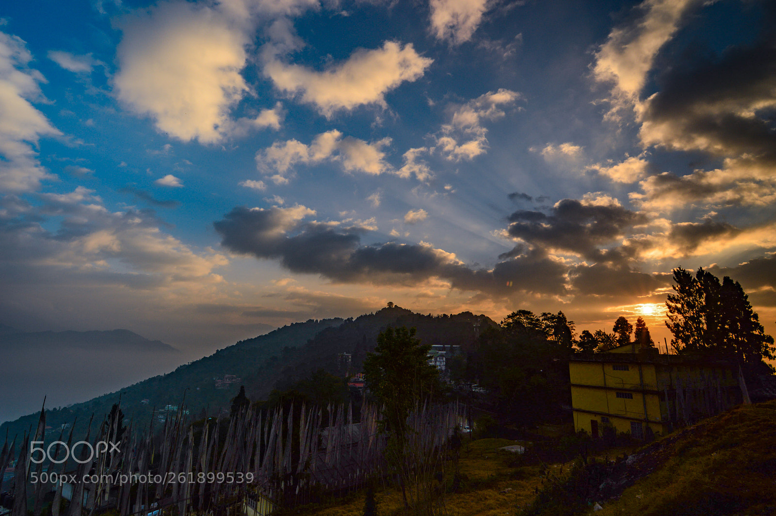 Nikon D3200 sample photo. Pelling - dramatic sky photography