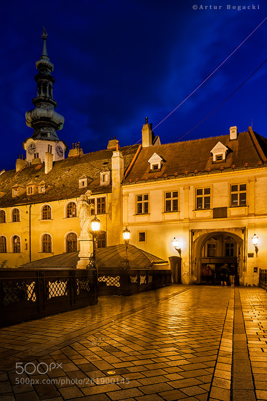 Canon EOS 5D Mark II sample photo. Old town of bratislava photography