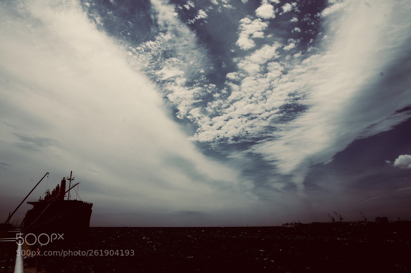 Pentax K-3 II sample photo. Scenery of the port photography