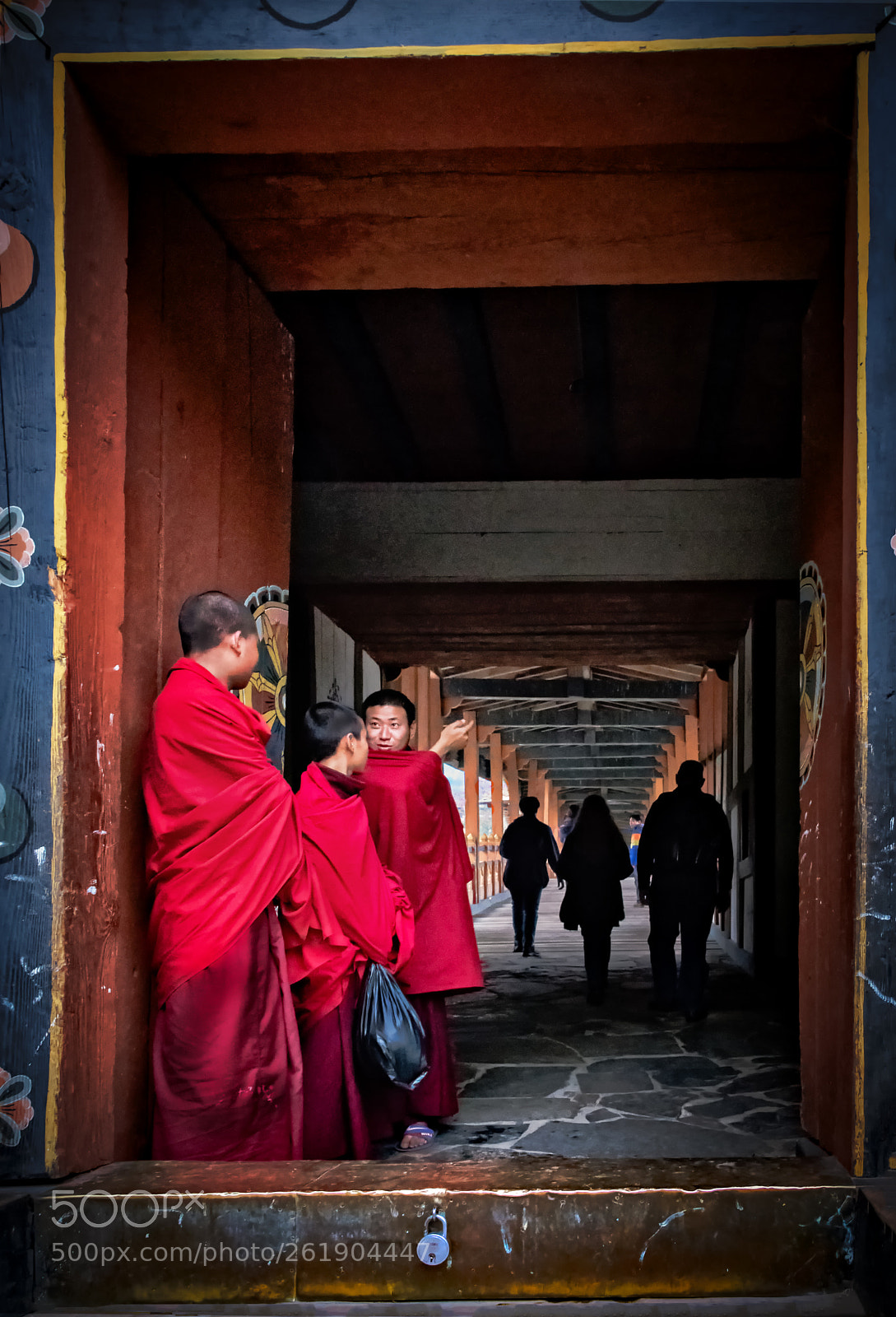 Nikon D850 sample photo. Punakha monks photography