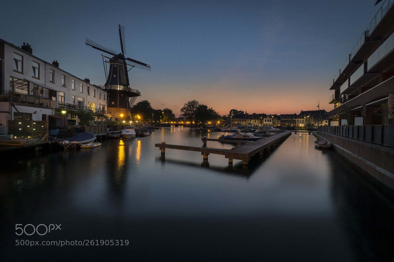 Sony a6000 sample photo. Haarlem twilight photography