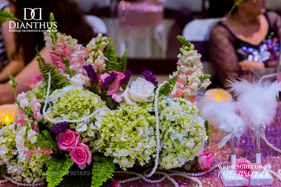 Canon EOS 6D sample photo. Trang tri tiec cuoi photography