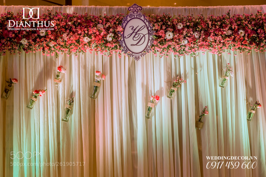 Canon EOS 6D sample photo. Trang tri tiec cuoi photography