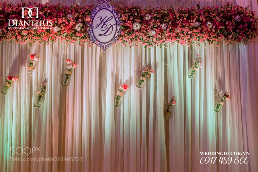 Canon EOS 6D sample photo. Trang tri tiec cuoi photography