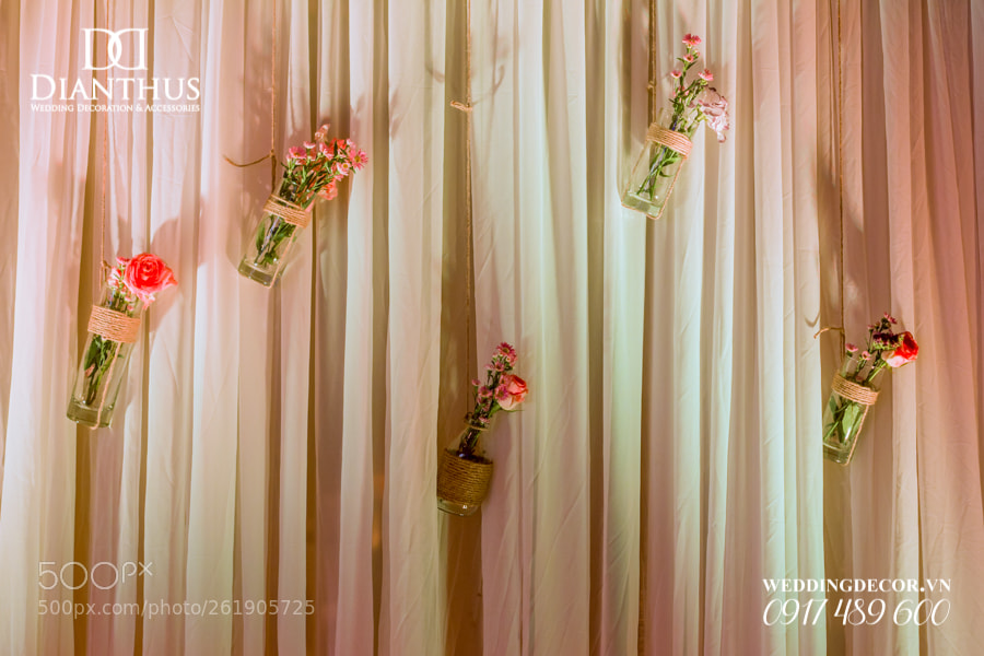 Canon EOS 6D sample photo. Trang tri tiec cuoi photography