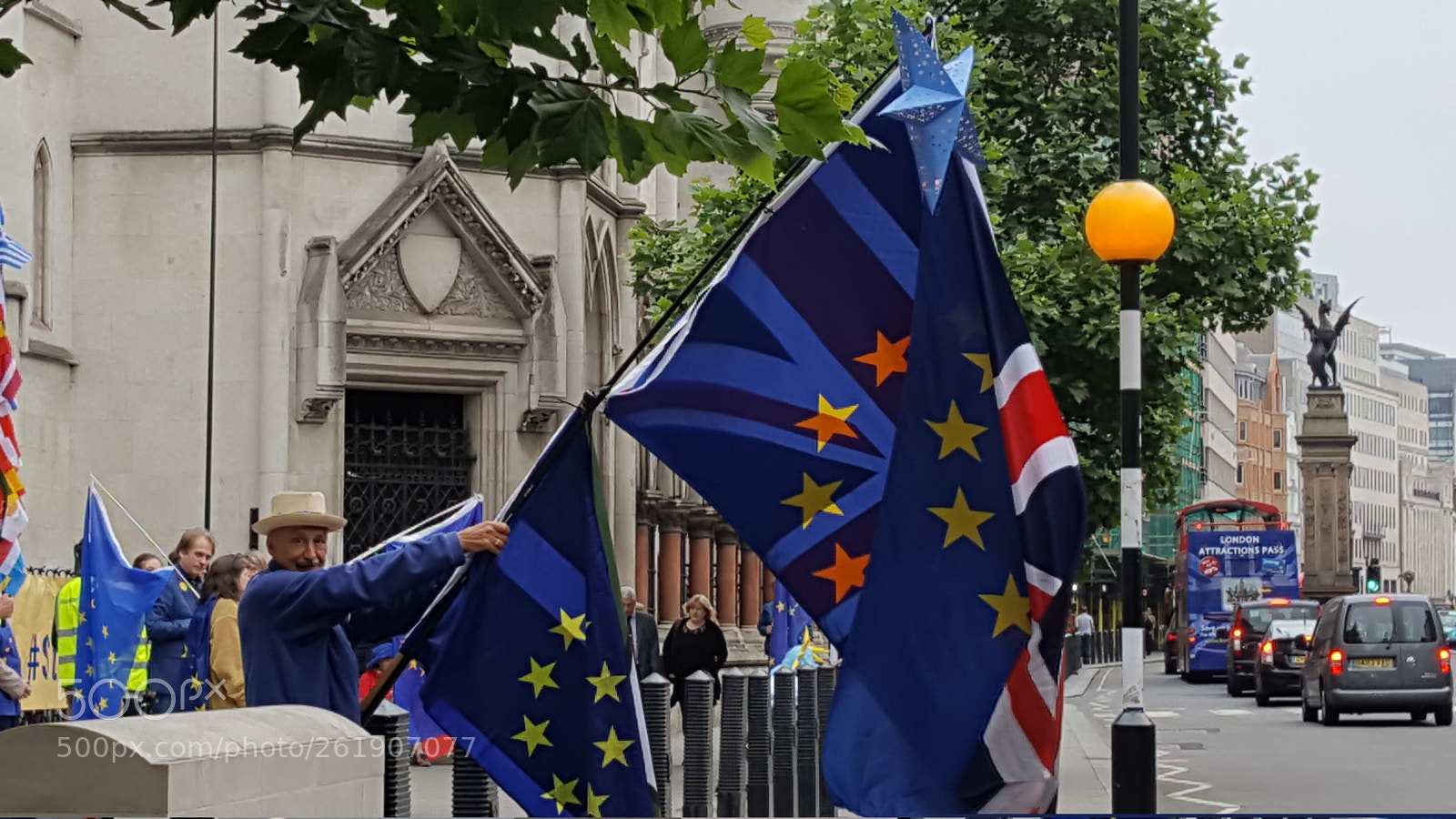 Samsung Galaxy S6 sample photo. Brexit demo outside rcj photography