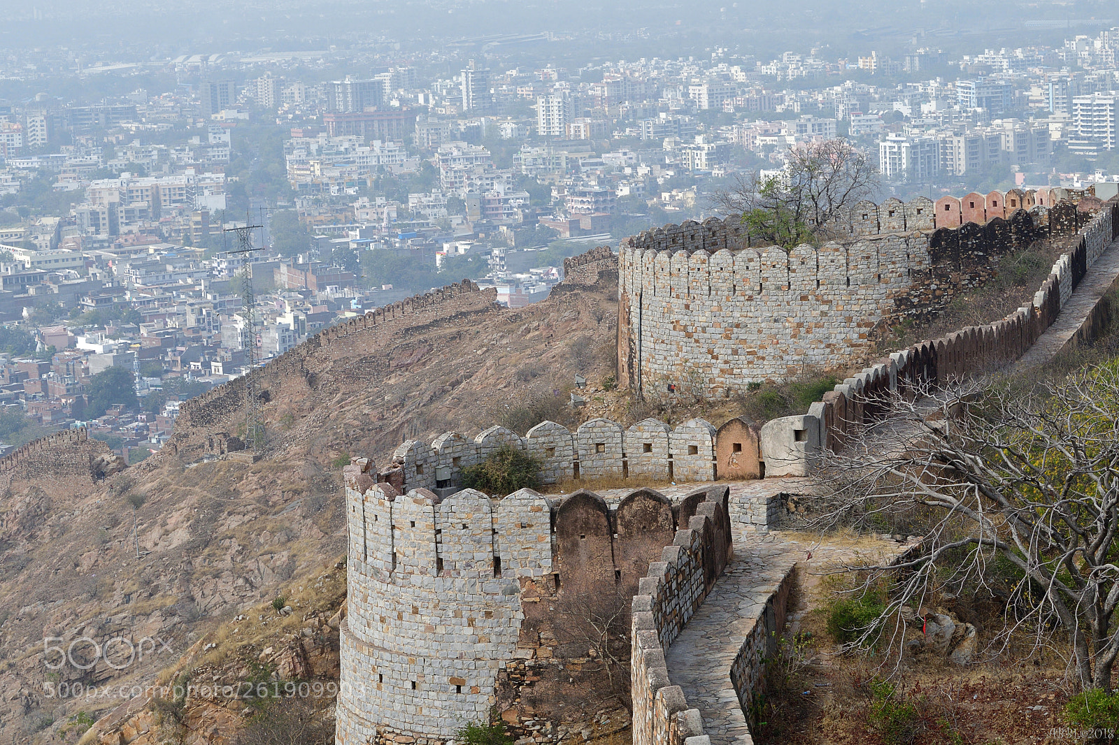 Nikon D500 sample photo. Nahargarh fort view of photography