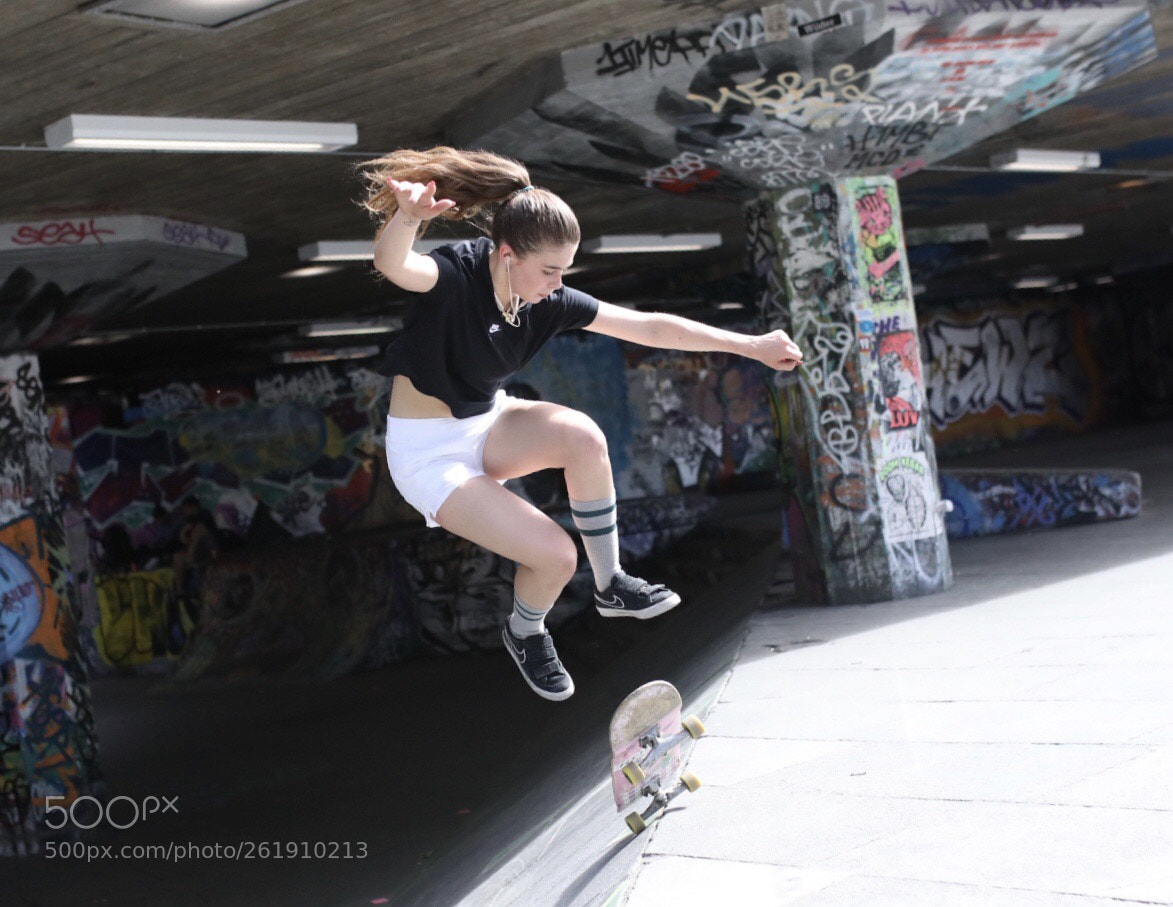 Canon EOS 5D Mark IV sample photo. Skateboard jump photography