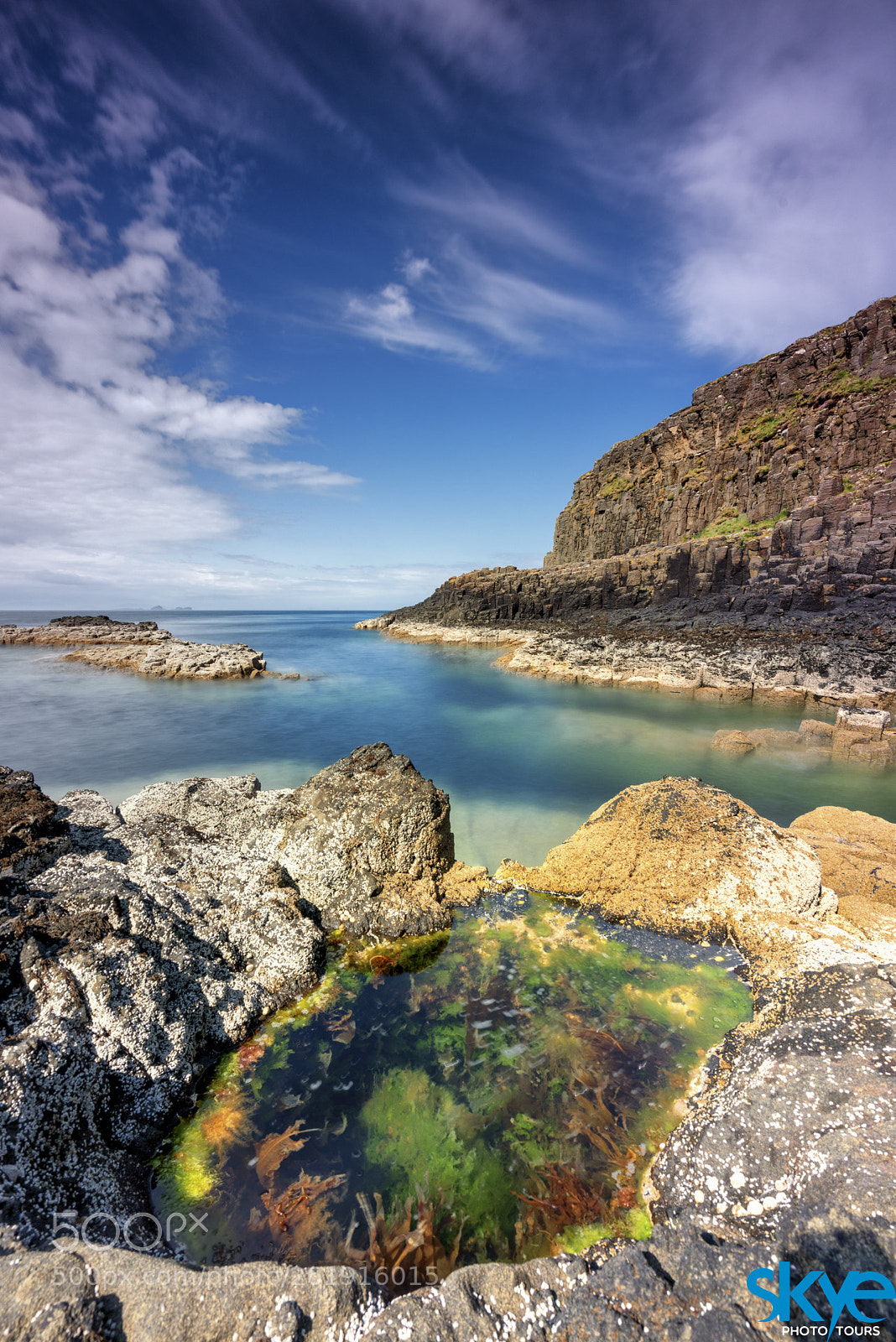 Sony a7R II sample photo. Rock pool isle of photography