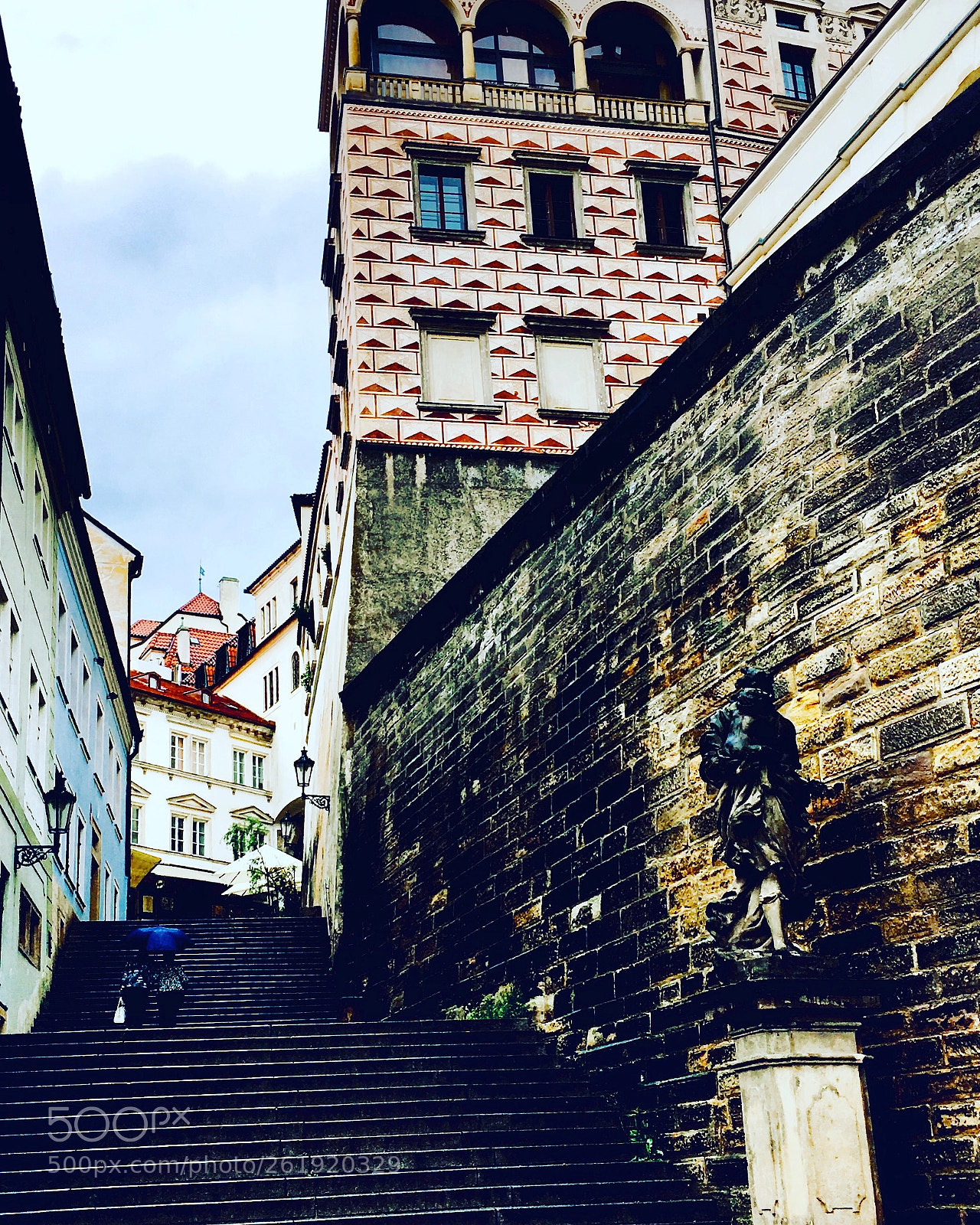 Apple iPhone 6s sample photo. Old walls at nerudova photography