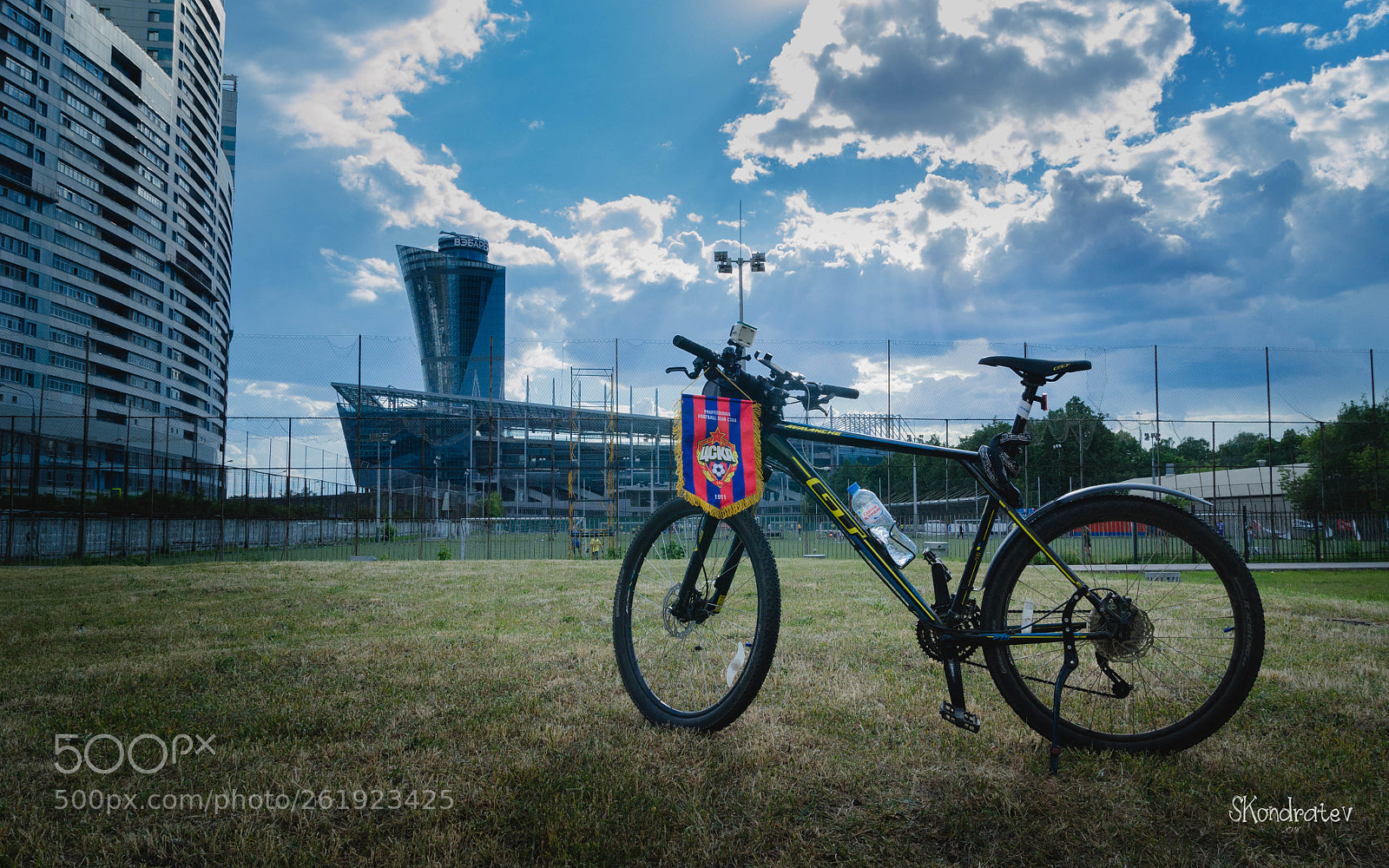 Nikon D3100 sample photo. Cska stasium photography