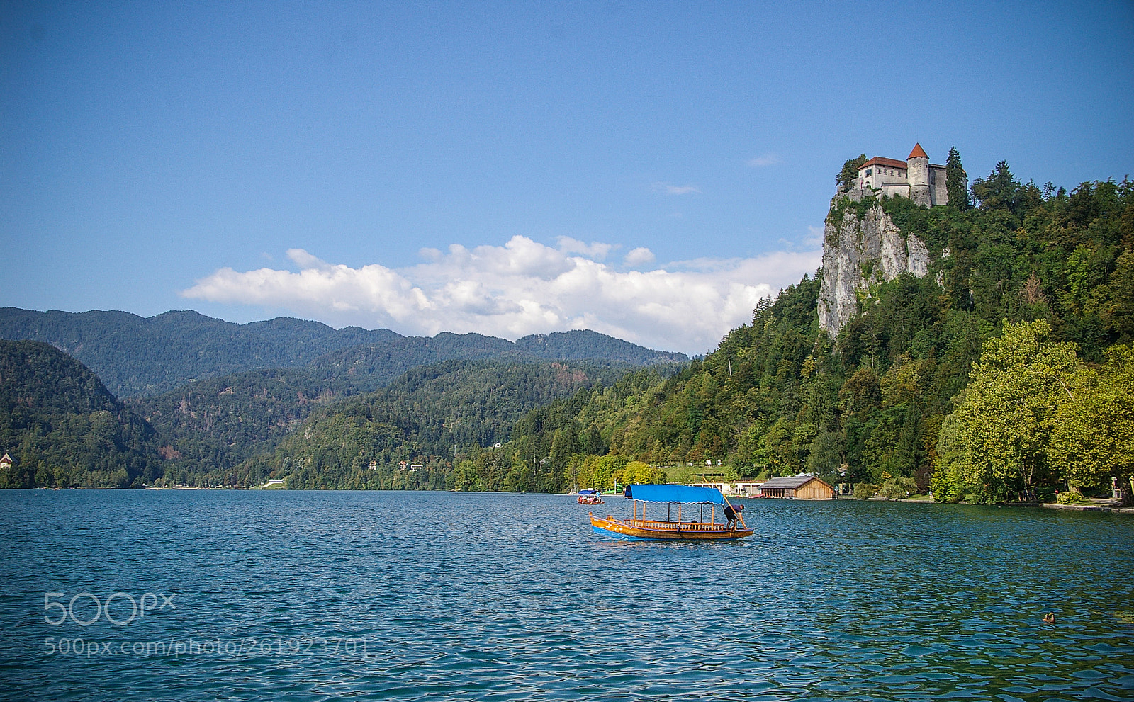 Pentax *ist DS sample photo. Lake bled. photography