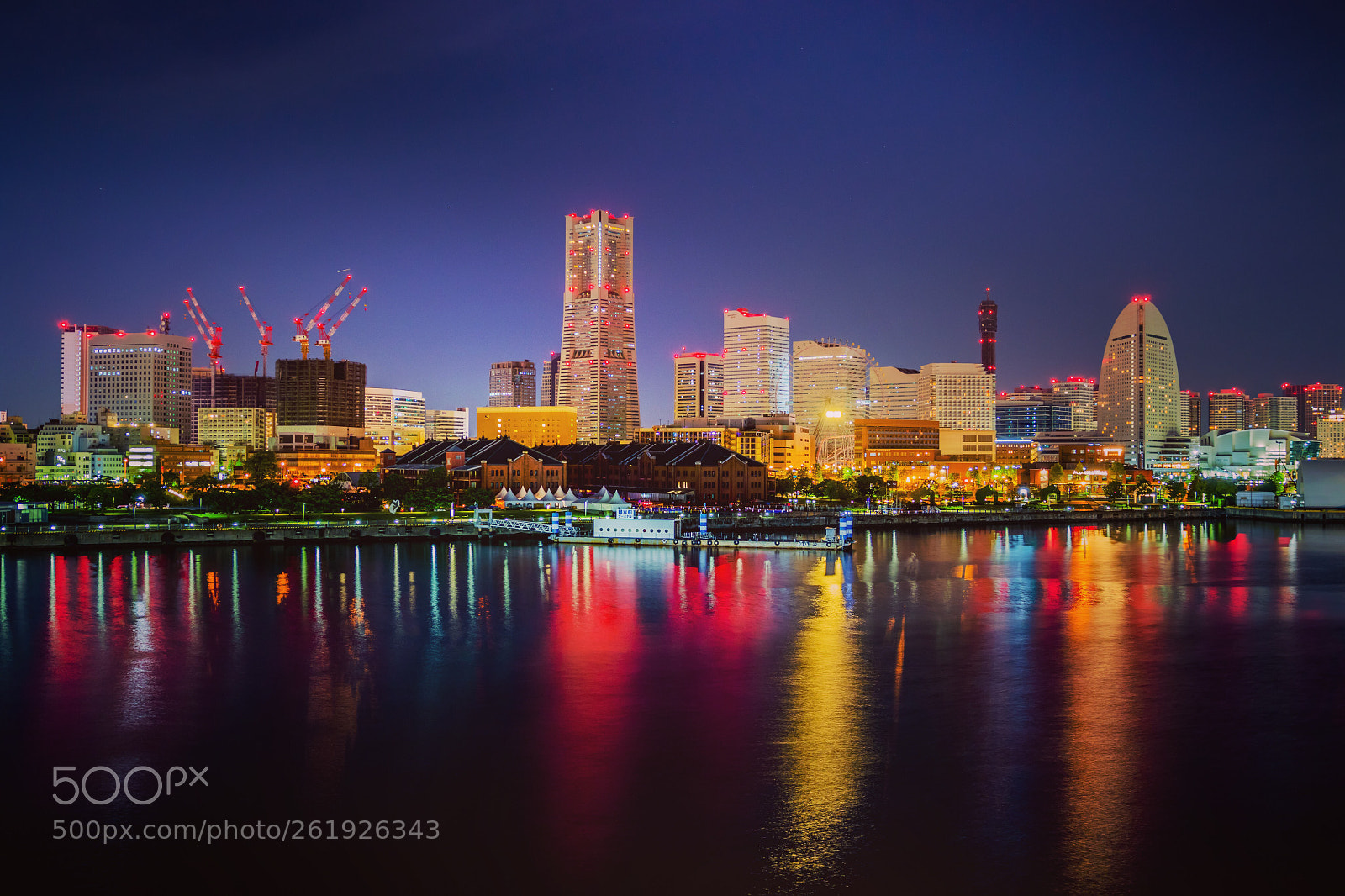 Canon EOS 80D sample photo. Yokohama night view photography