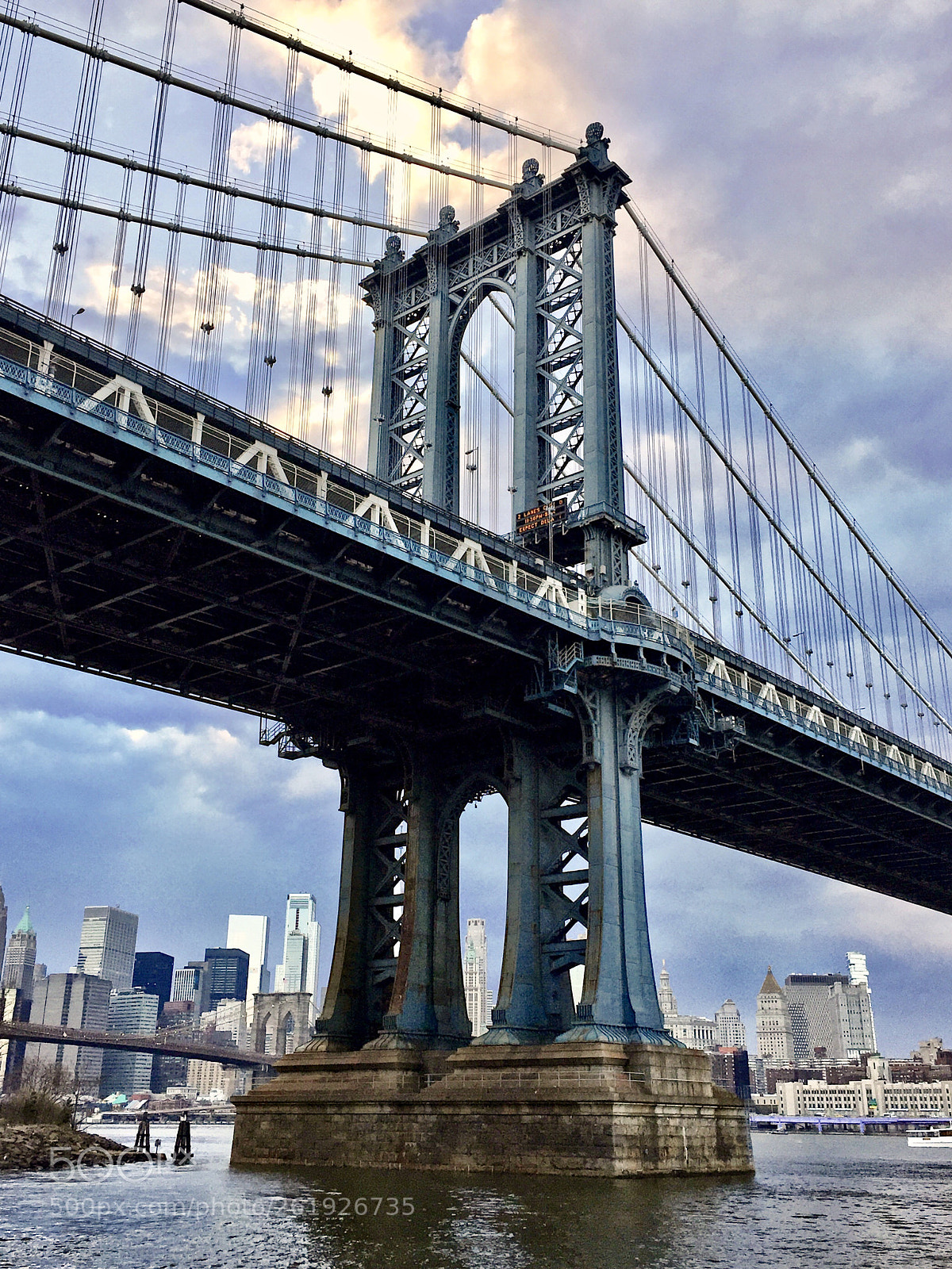 Apple iPhone 6 Plus sample photo. Manhattan bridge from dumbo  photography