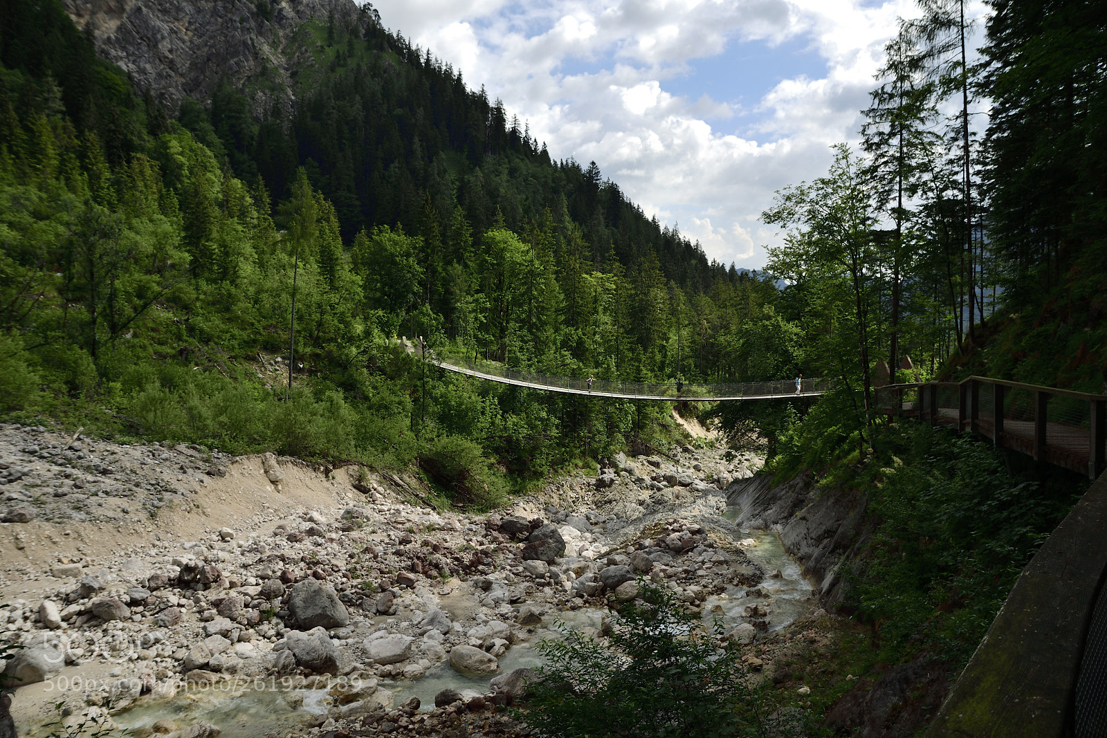 Nikon D7500 sample photo. Suspension bridge near ramsau photography